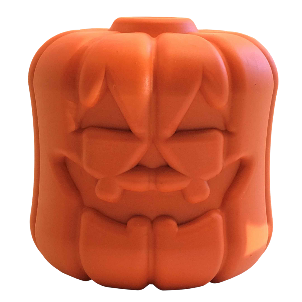 SodaPup® Jack O' Lantern Dog Toy - Durable Halloween Chew Toy for Large Dogs | USA Made