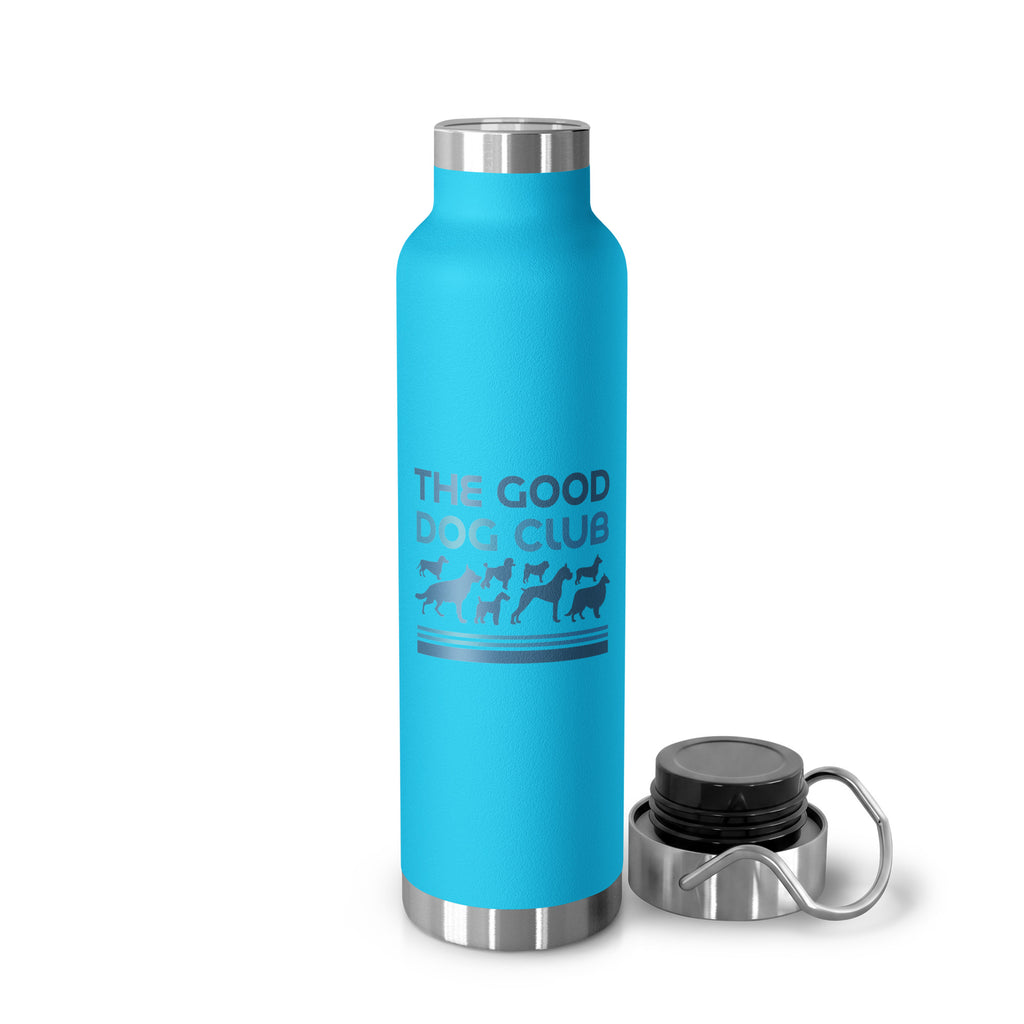 Sebastian & Clementine The Good Dog Club Copper-Insulated Stainless Steel Water Bottle - Blue