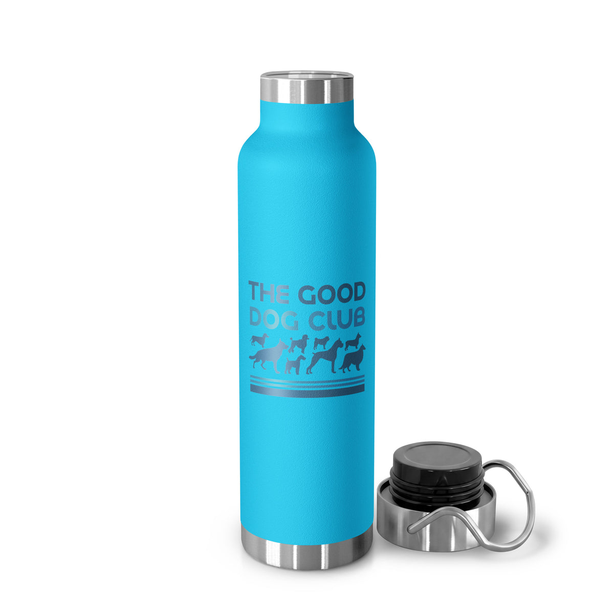 Sebastian & Clementine The Good Dog Club Copper-Insulated Stainless Steel Water Bottle - Blue