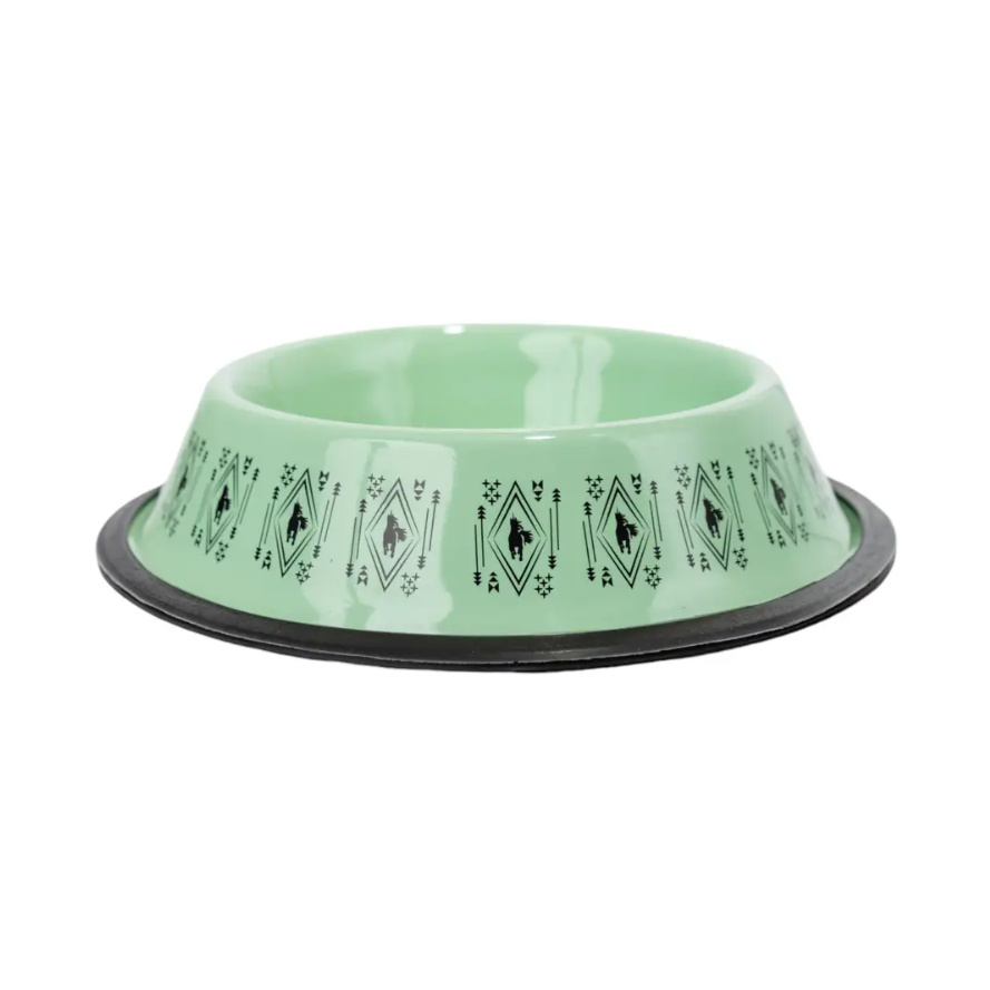 Non-Skid Boho Stainless Steel Dog Bowl – with Whimsical Unicorn Design