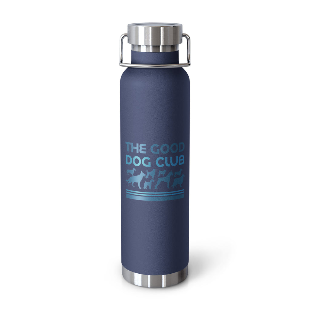 Sebastian & Clementine The Good Dog Club Copper-Insulated Stainless Steel Water Bottle - Blue