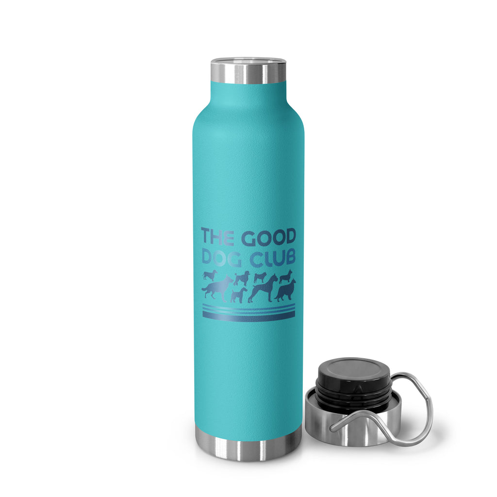 Sebastian & Clementine The Good Dog Club Copper-Insulated Stainless Steel Water Bottle - Blue