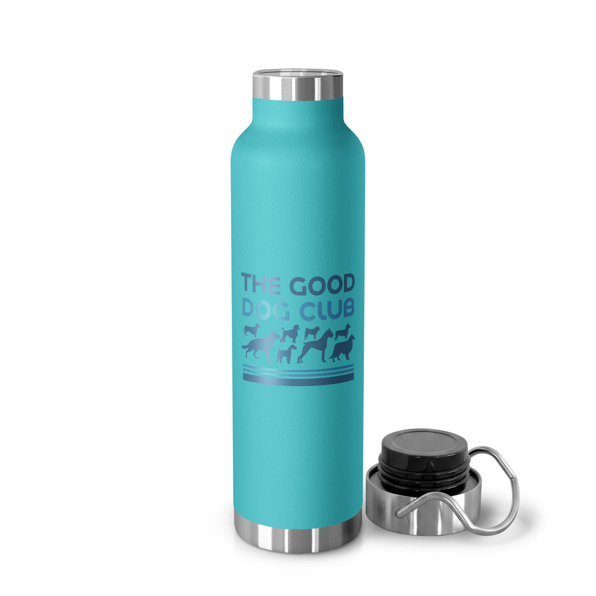 Sebastian & Clementine The Good Dog Club Copper-Insulated Stainless Steel Water Bottle - Blue
