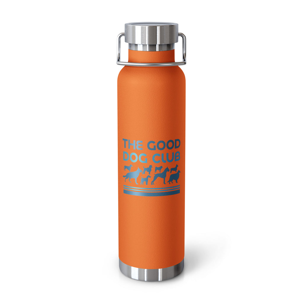 Sebastian & Clementine The Good Dog Club Copper-Insulated Stainless Steel Water Bottle - Blue