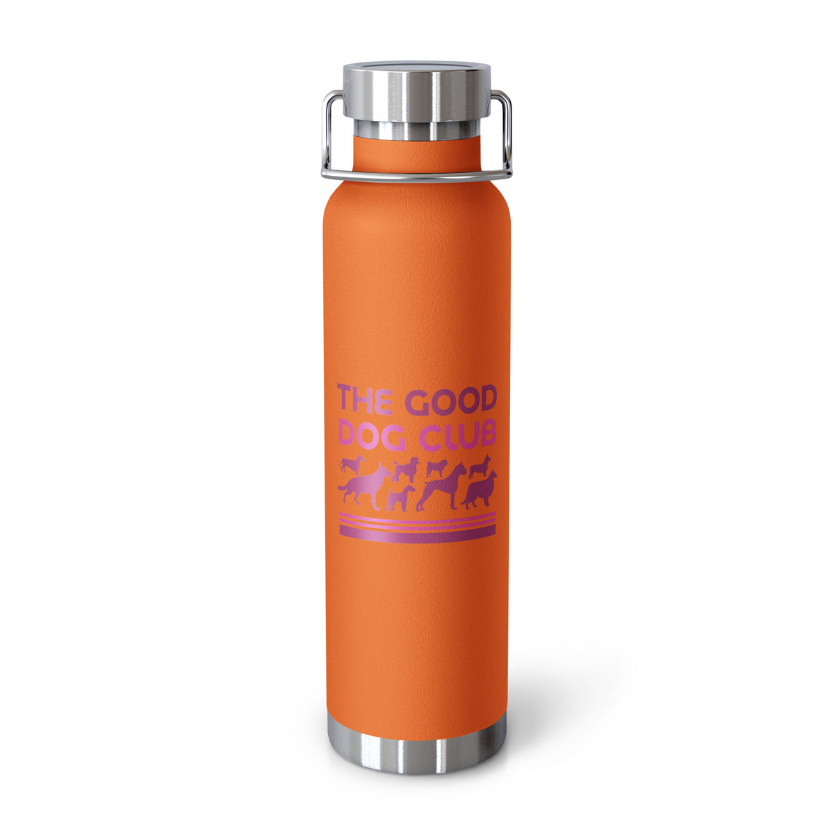 Sebastian & Clementine The Good Dog Club Copper-Insulated Stainless Steel Water Bottle - Pink