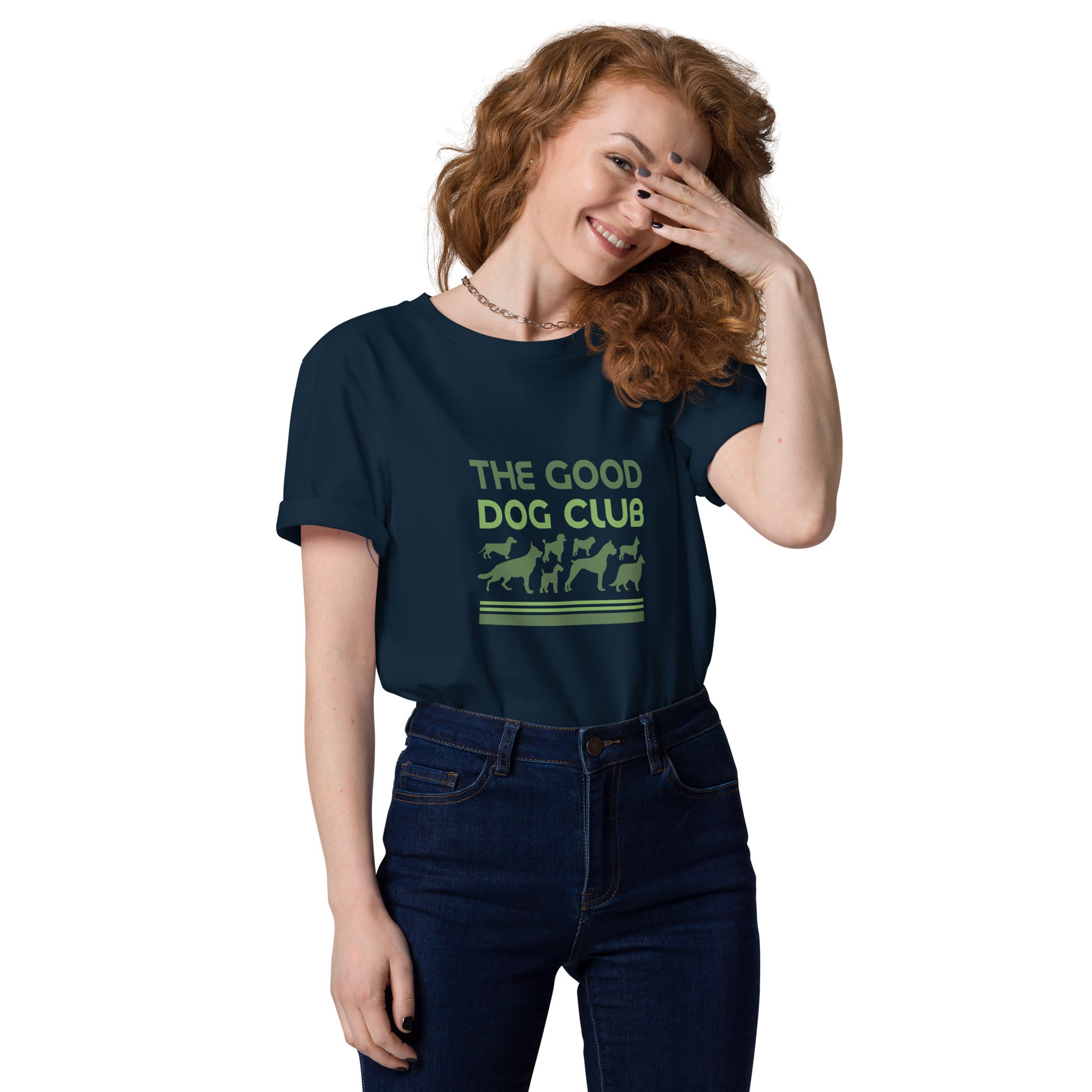 Sebastian & Clementine The Good Dog Club Unisex Organic Cotton T-Shirt - Green
