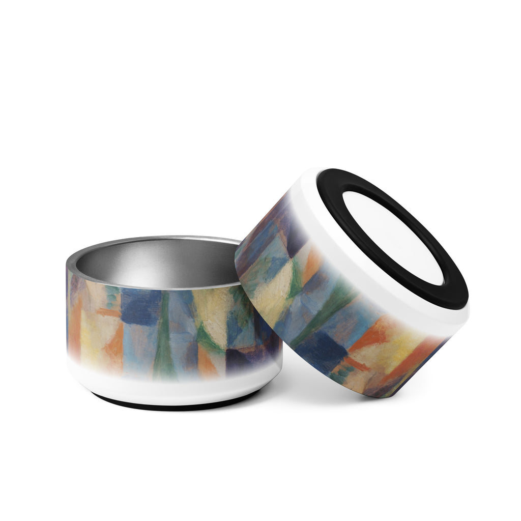 Sebastian & Clementine Window Overlooking The City Pet Bowl