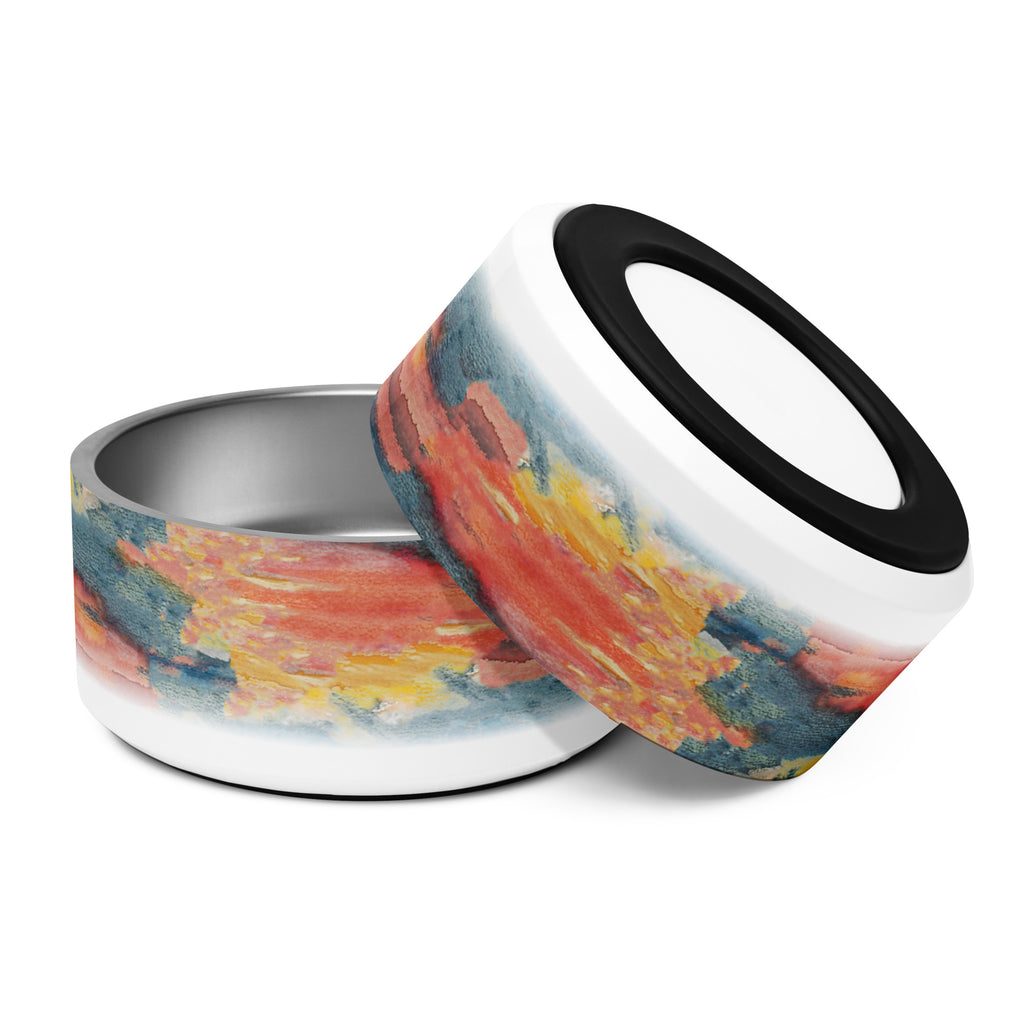 Sebastian & Clementine Sunset, Acapulco Pet Bowl