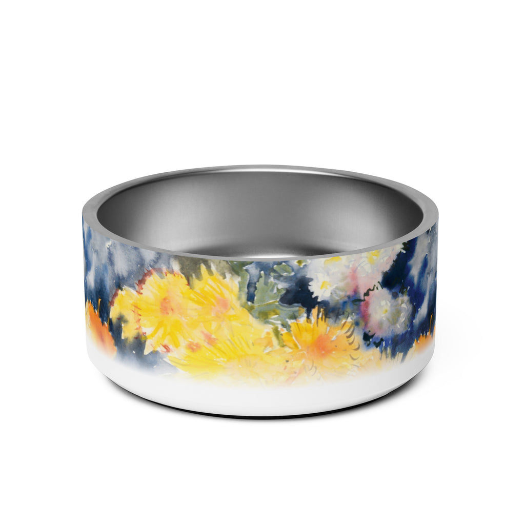 Sebastian & Clementine Yellow and Blue Pet Bowl