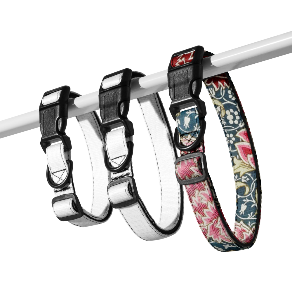 Sebastian & Clementine William Morris's Cray Premium Adjustable Pet Collar