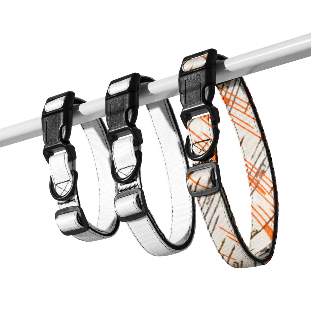 Sebastian & Clementine Vintage Print Premium Adjustable Pet Collar