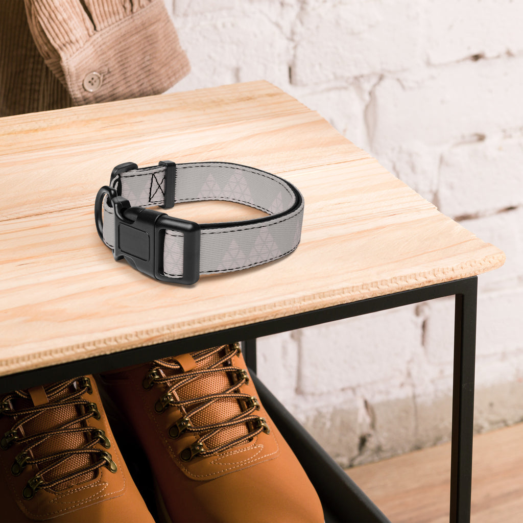 Sebastian & Clementine Triangles Premium Adjustable Pet Collar