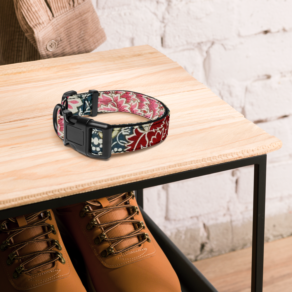 Sebastian & Clementine William Morris's Cray Premium Adjustable Pet Collar