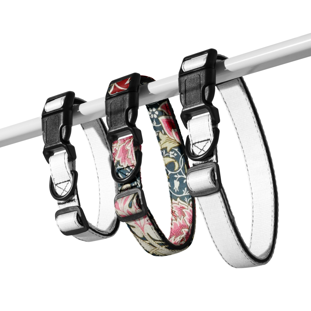 Sebastian & Clementine William Morris's Cray Premium Adjustable Pet Collar