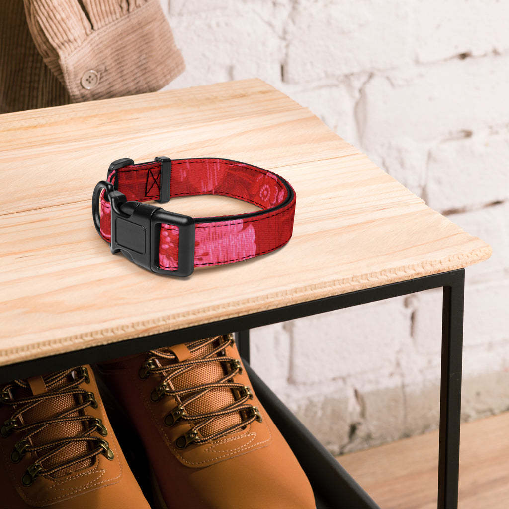Sebastian & Clementine Poppy Premium Adjustable Pet Collar