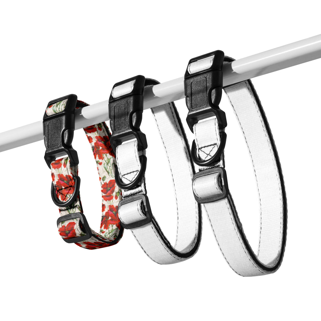 Sebastian & Clementine Poppy Premium Adjustable Pet Collar