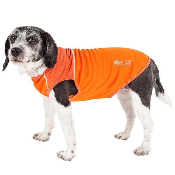 Pet Life® Active 'Aero-Pawlse' Quick-Dry and 4-Way-Stretch Yoga Fitness Dog T-Shirt
