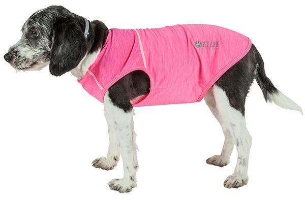 Pet Life® Active 'Aero-Pawlse' Quick-Dry and 4-Way-Stretch Yoga Fitness Dog T-Shirt