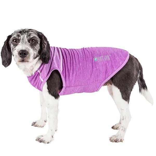 Pet Life® Active 'Aero-Pawlse' Quick-Dry and 4-Way-Stretch Yoga Fitness Dog T-Shirt