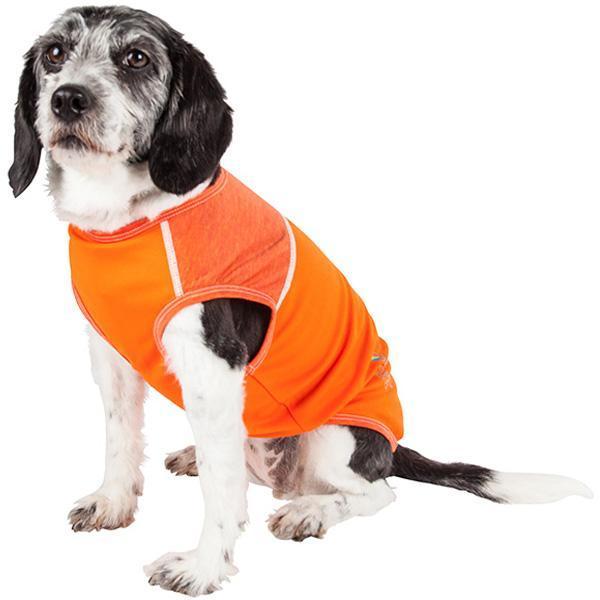 Pet Life® Active 'Aero-Pawlse' Quick-Dry and 4-Way-Stretch Yoga Fitness Dog T-Shirt