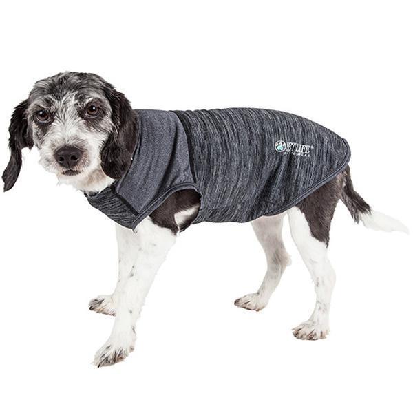 Pet Life® Active 'Aero-Pawlse' Quick-Dry and 4-Way-Stretch Yoga Fitness Dog T-Shirt