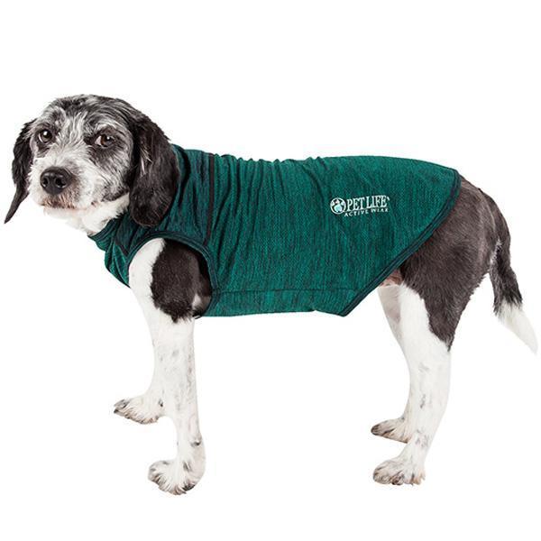 Pet Life® Active 'Aero-Pawlse' Quick-Dry and 4-Way-Stretch Yoga Fitness Dog T-Shirt
