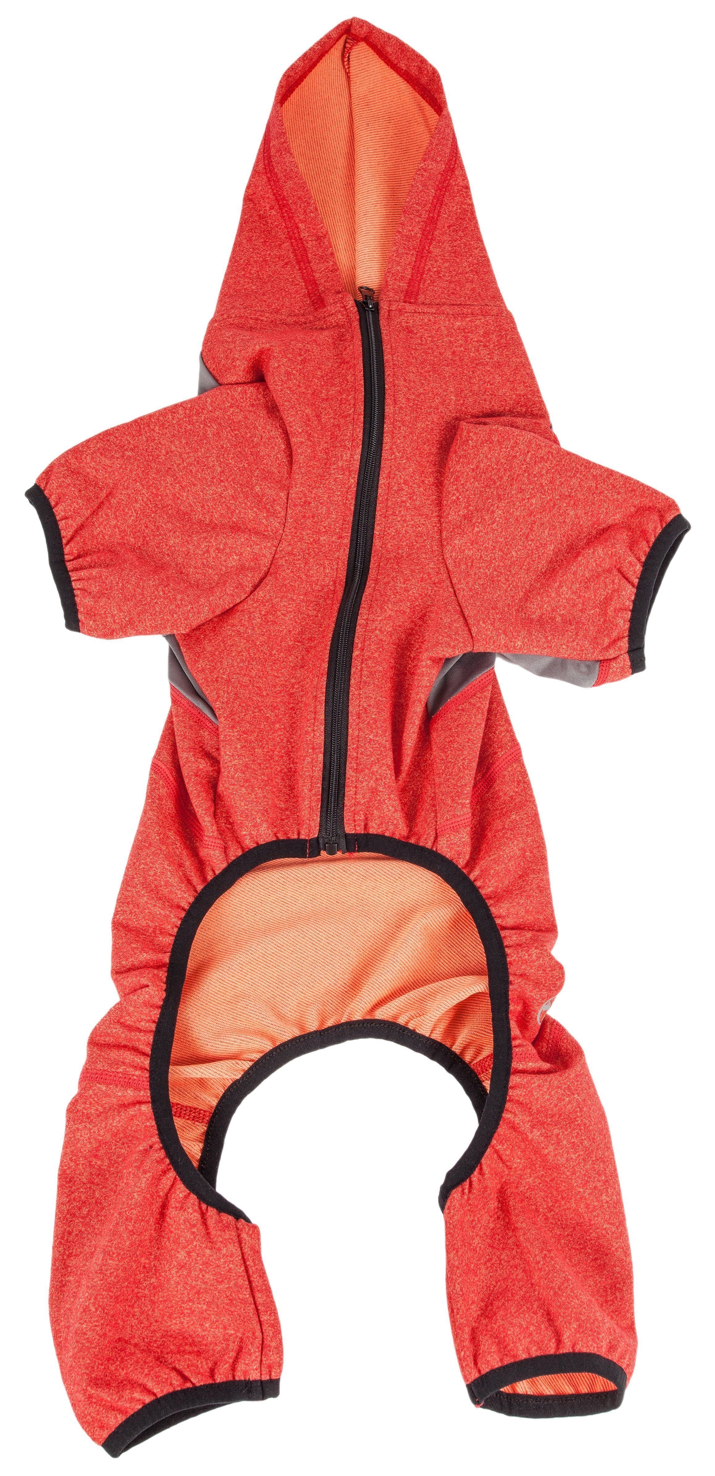 Pet Life® Active 'Fur-Breeze' 4-Way-Stretch Full Body Hooded Dog Sweater