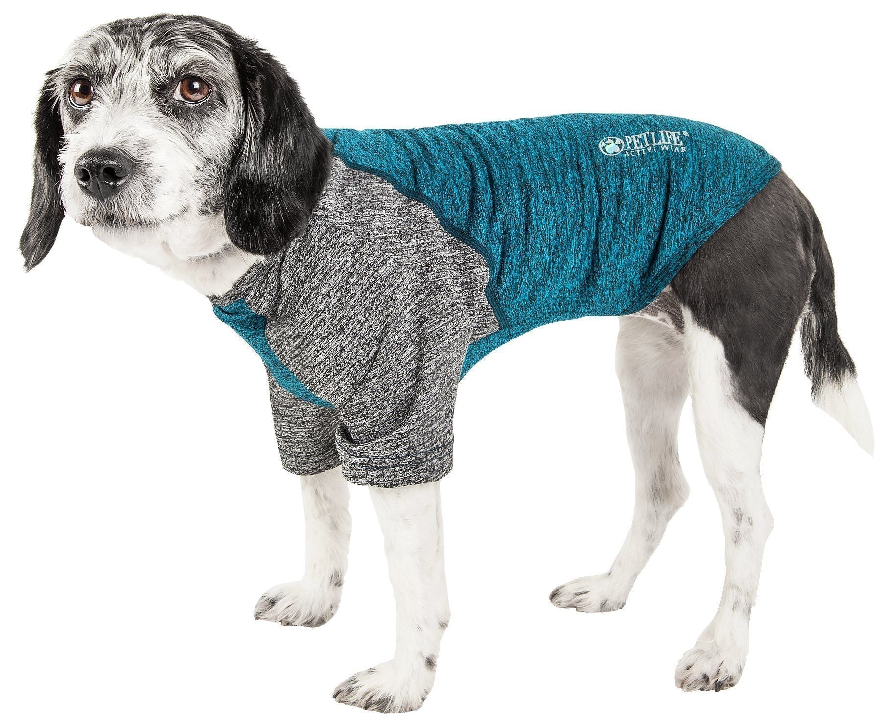 Pet Life® Active 'Hybreed' 4-Way-Stretch Fitness Performance Dog T-Shirt