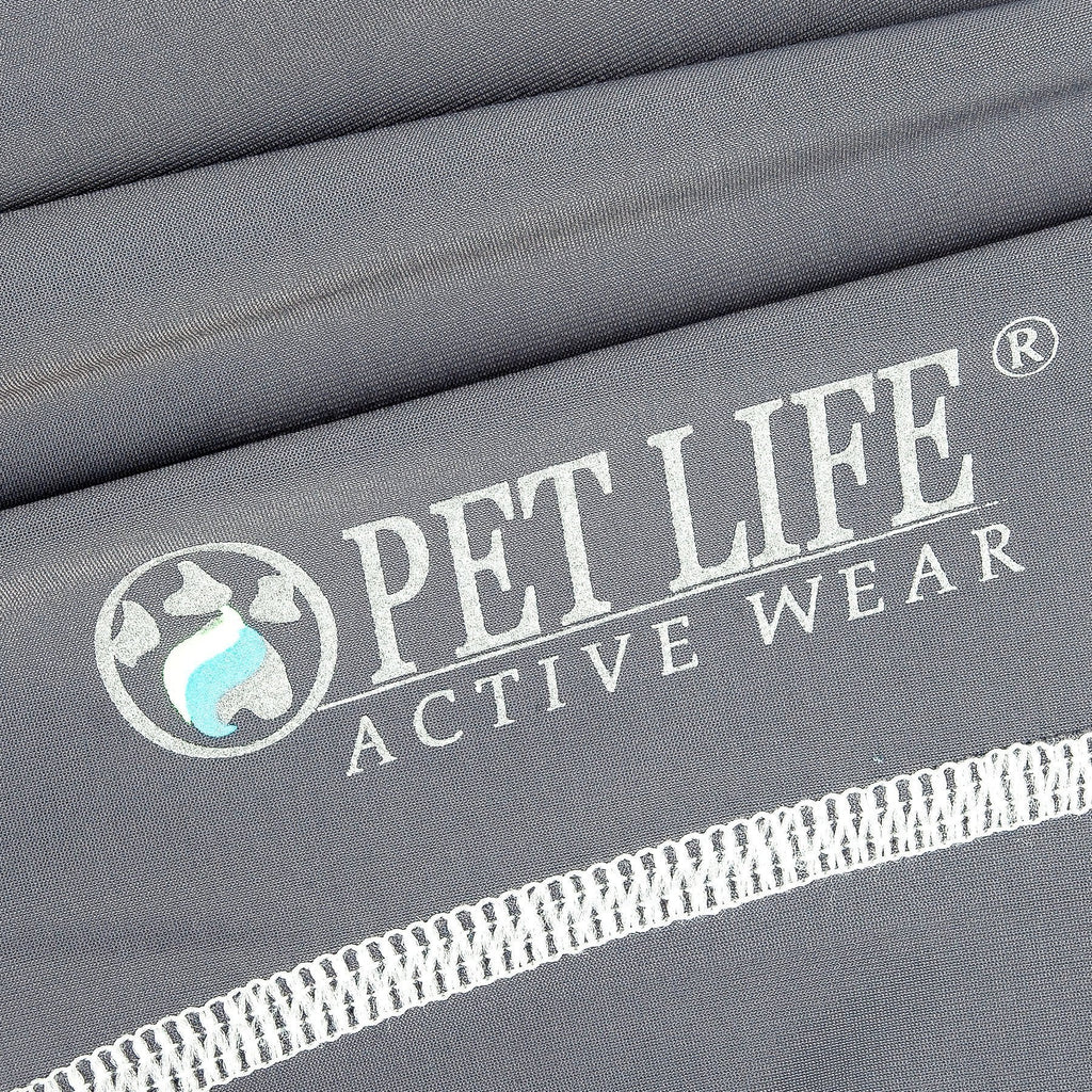 Pet Life®  Active 'Racerbark' 4-Way-Stretch Yoga Fitness Dog T-Shirt Tank Top