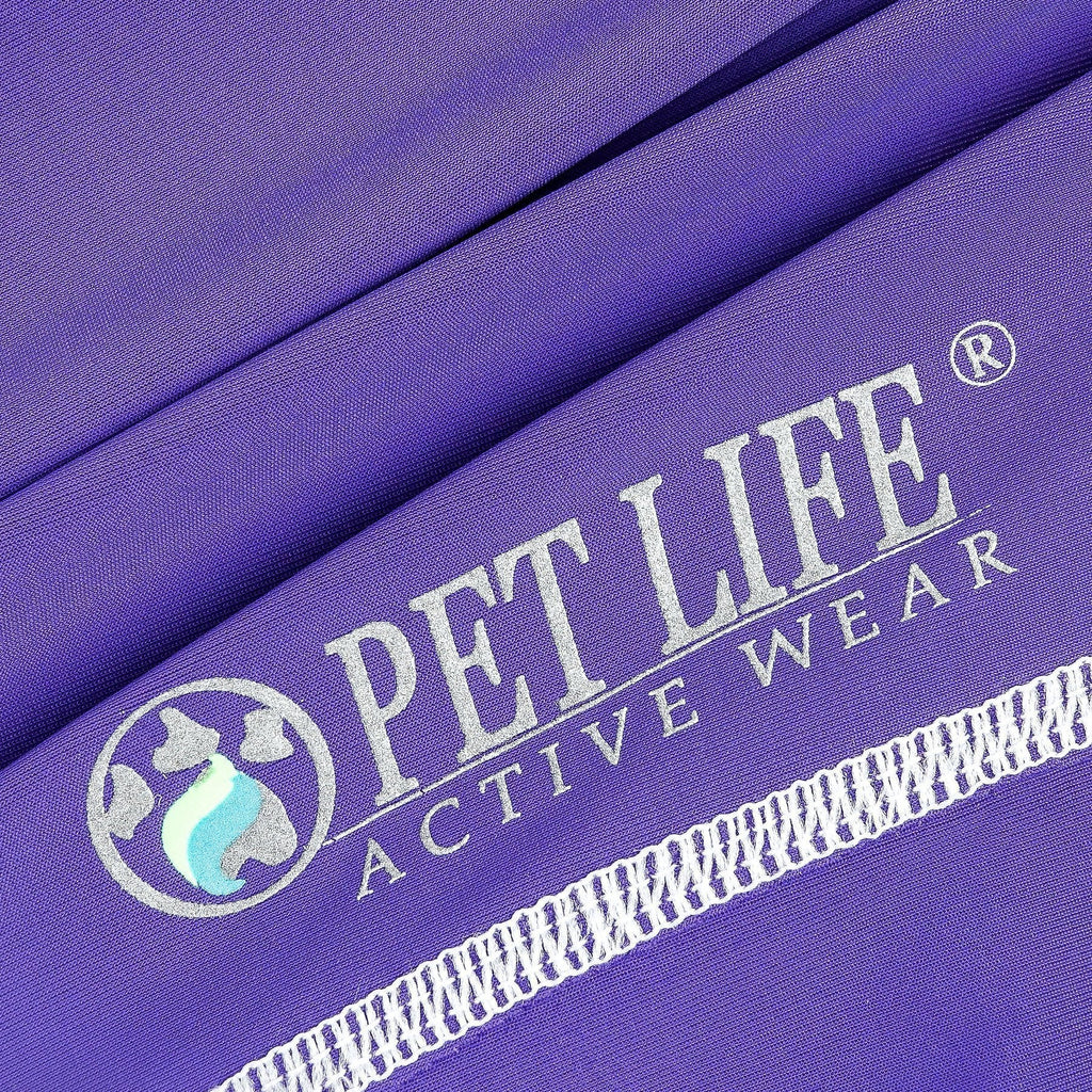 Pet Life®  Active 'Racerbark' 4-Way-Stretch Yoga Fitness Dog T-Shirt Tank Top