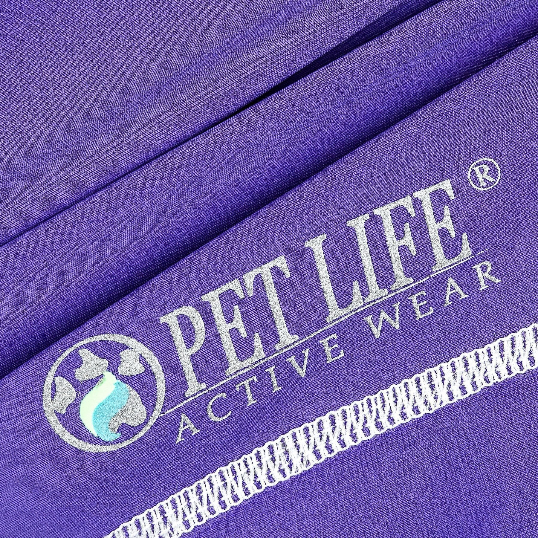 Pet Life®  Active 'Racerbark' 4-Way-Stretch Yoga Fitness Dog T-Shirt Tank Top
