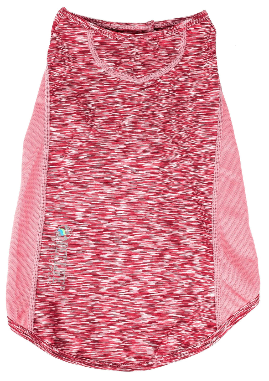 Pet Life® Active 'Warf Speed' Heathered Ultra-Stretch Yoga Fitness Dog T-Shirt