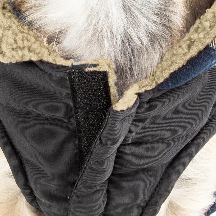 Pet Life®  'Allegiance' Classical Insulated Plaid Fashion Dog Jacket