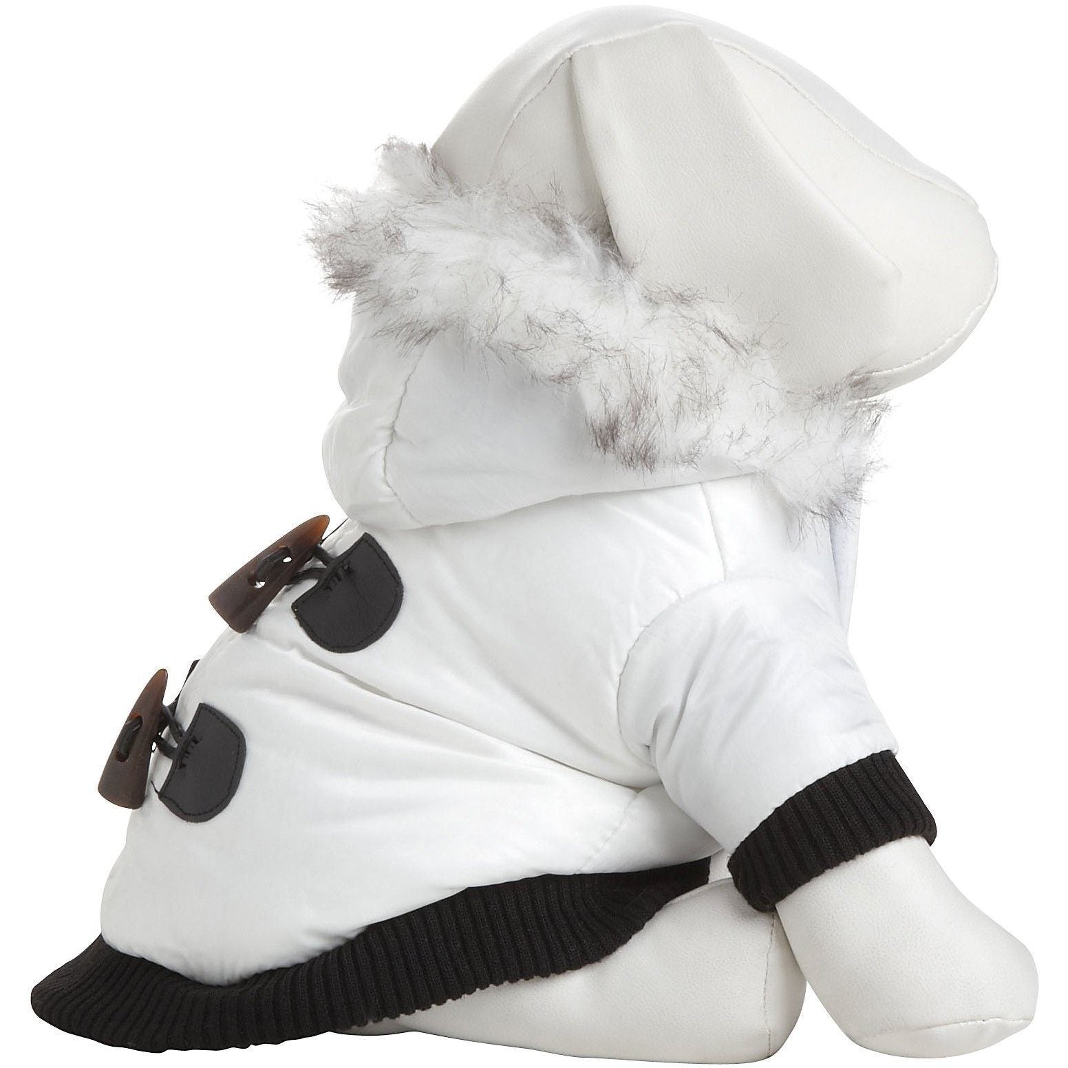 Pet Life® Aspen Winter-White 3M Insulated Fashion Pet Parka Dog Coat