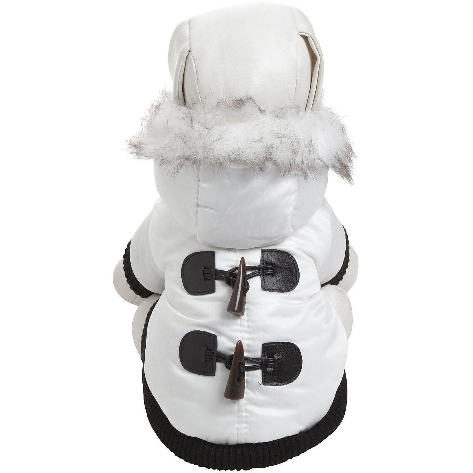Pet Life® Aspen Winter-White 3M Insulated Fashion Pet Parka Dog Coat