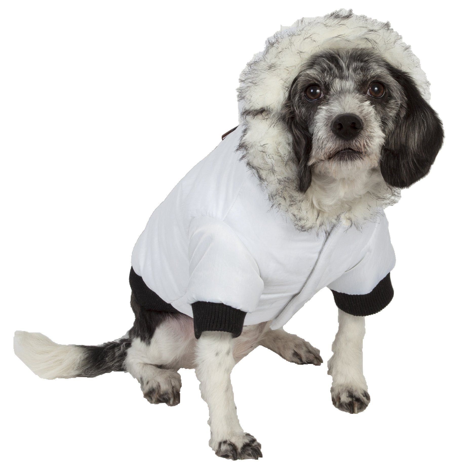Pet Life® Aspen Winter-White 3M Insulated Fashion Pet Parka Dog Coat