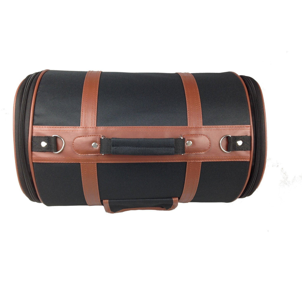 Pet Life® 'Bark Avenue' Cylindrical Airline Approved Fashion Designer Posh Pet Carrier