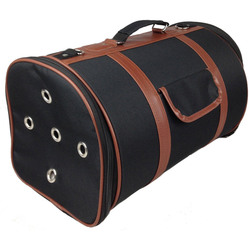 Pet Life® 'Bark Avenue' Cylindrical Airline Approved Fashion Designer Posh Pet Carrier