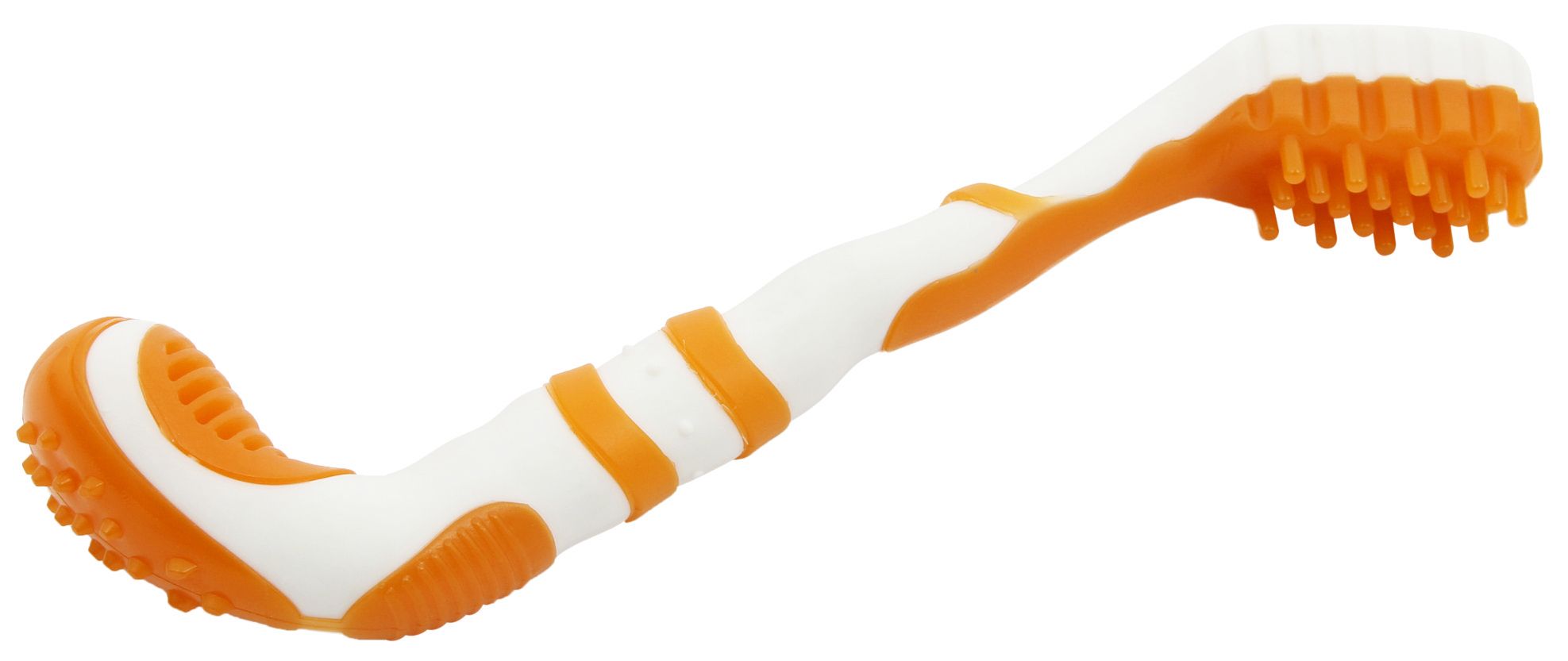 Pet Life® 'Denta-Brush' TPR Durable Tooth Brush and Pet Toy