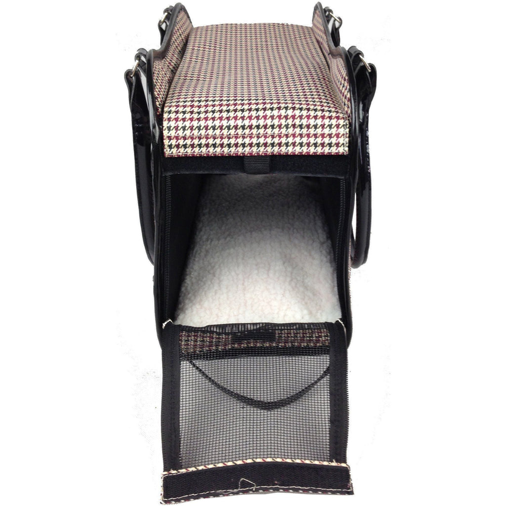 Pet Life® Exquisite Airline Approved Designer Travel Pet Handbag Carrier