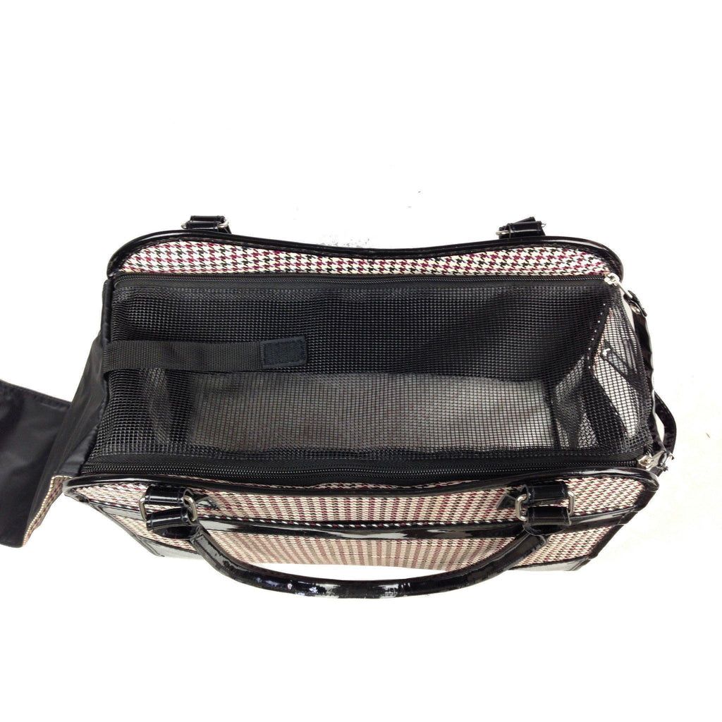 Pet Life® Exquisite Airline Approved Designer Travel Pet Handbag Carrier