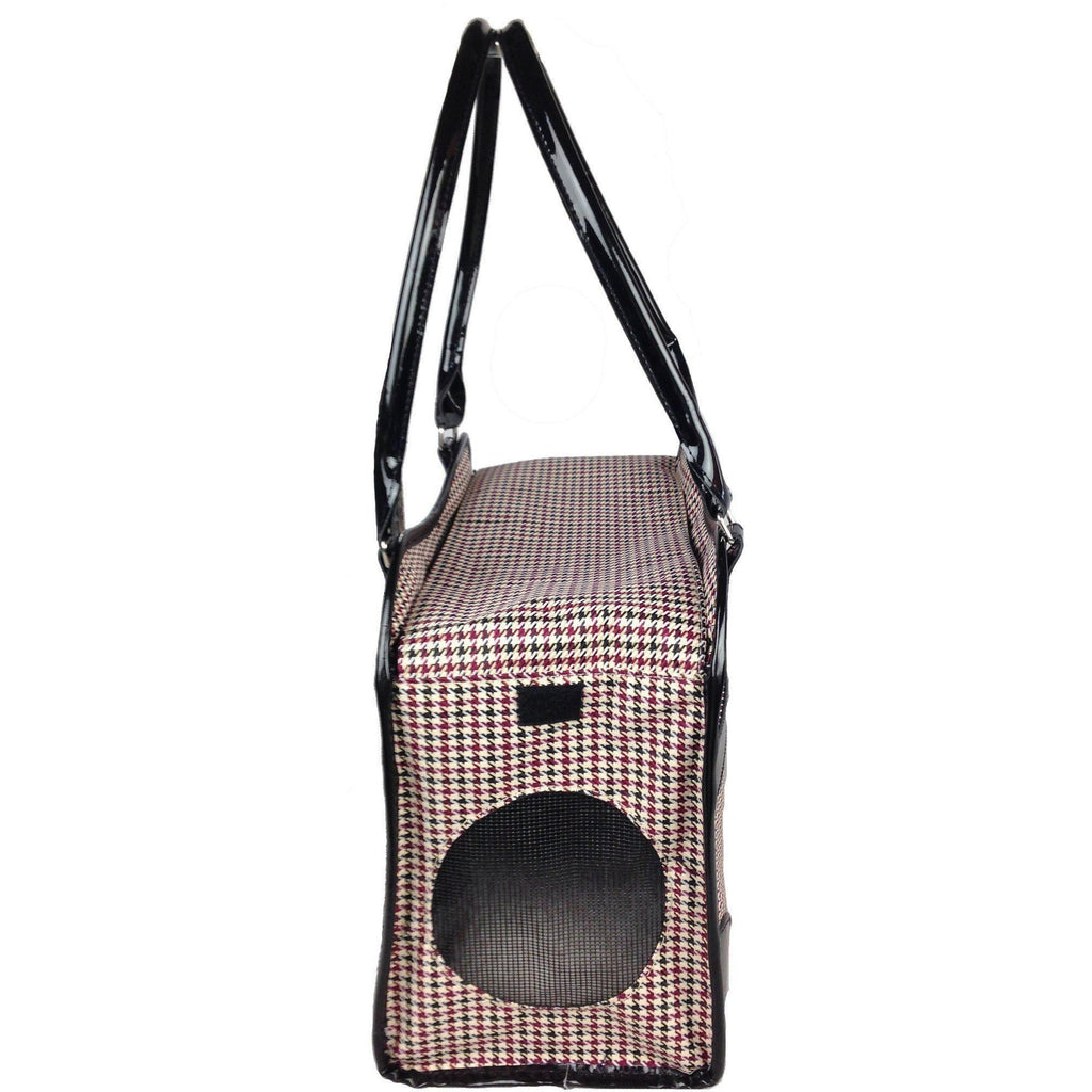Pet Life® Exquisite Airline Approved Designer Travel Pet Handbag Carrier