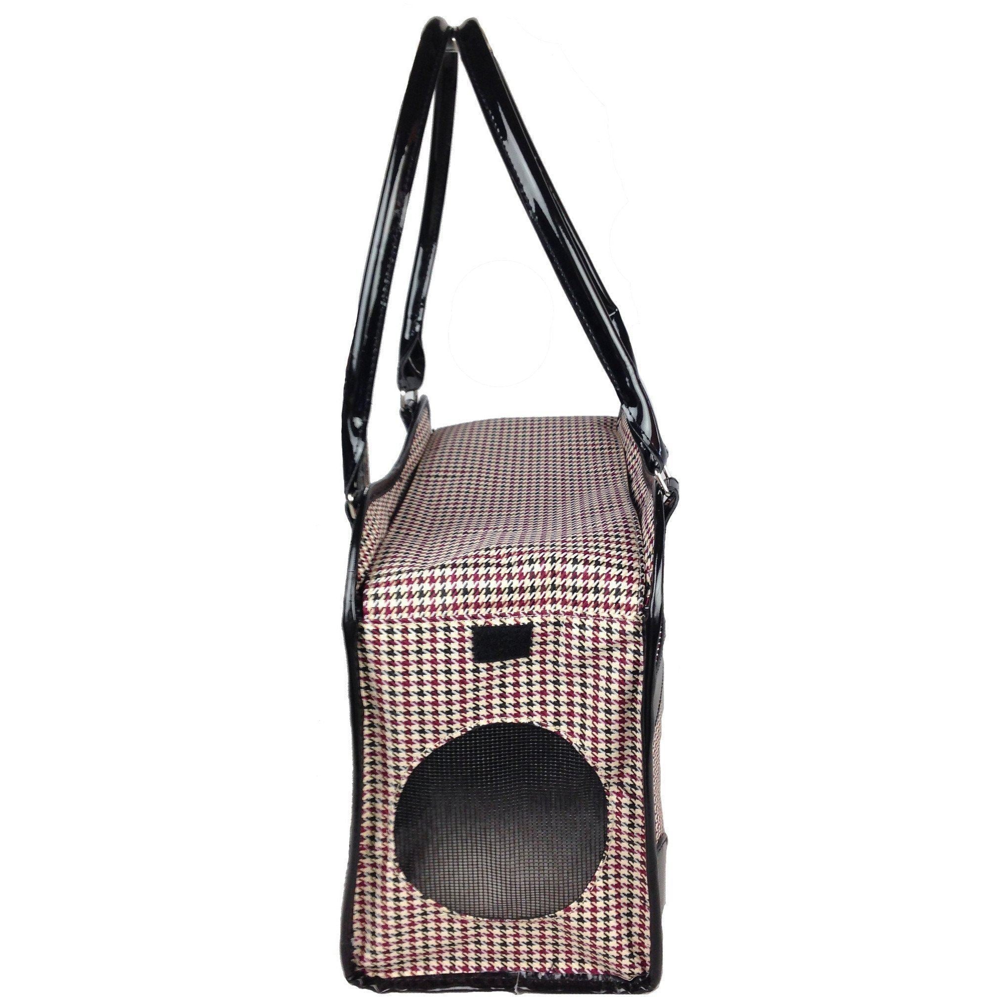 Pet Life® Exquisite Airline Approved Designer Travel Pet Handbag Carrier