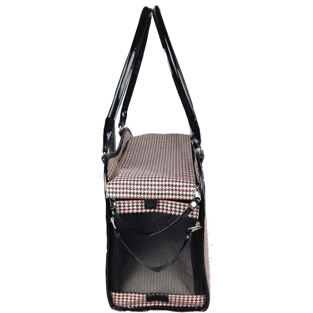 Pet Life® Exquisite Airline Approved Designer Travel Pet Handbag Carrier