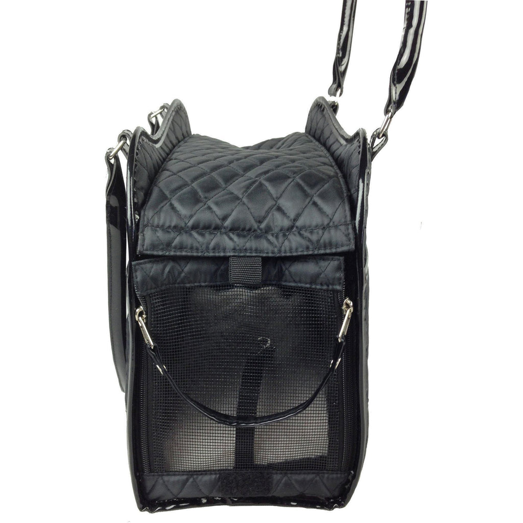 Pet Life® Exquisite Airline Approved Designer Travel Pet Handbag Carrier