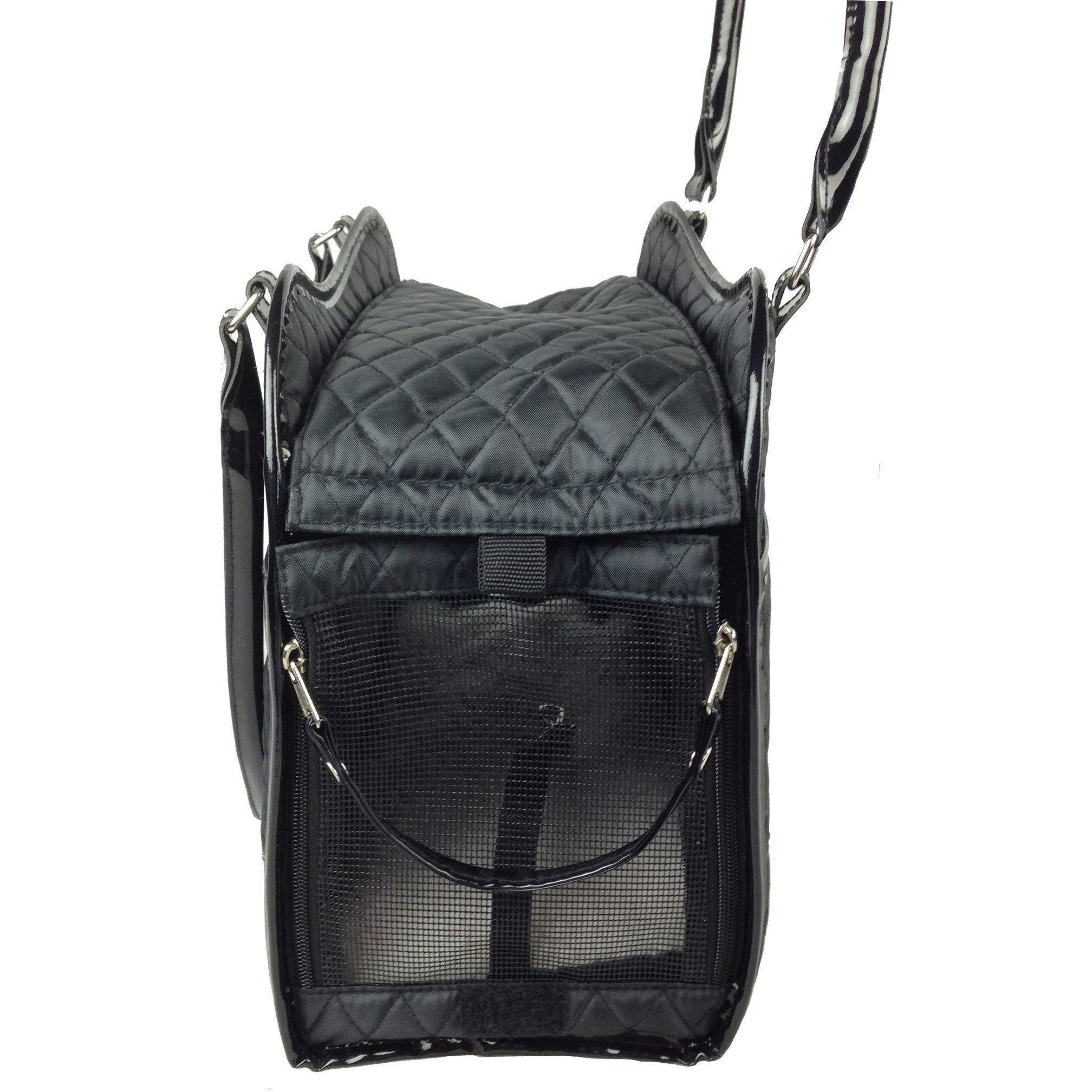 Pet Life® Exquisite Airline Approved Designer Travel Pet Handbag Carrier