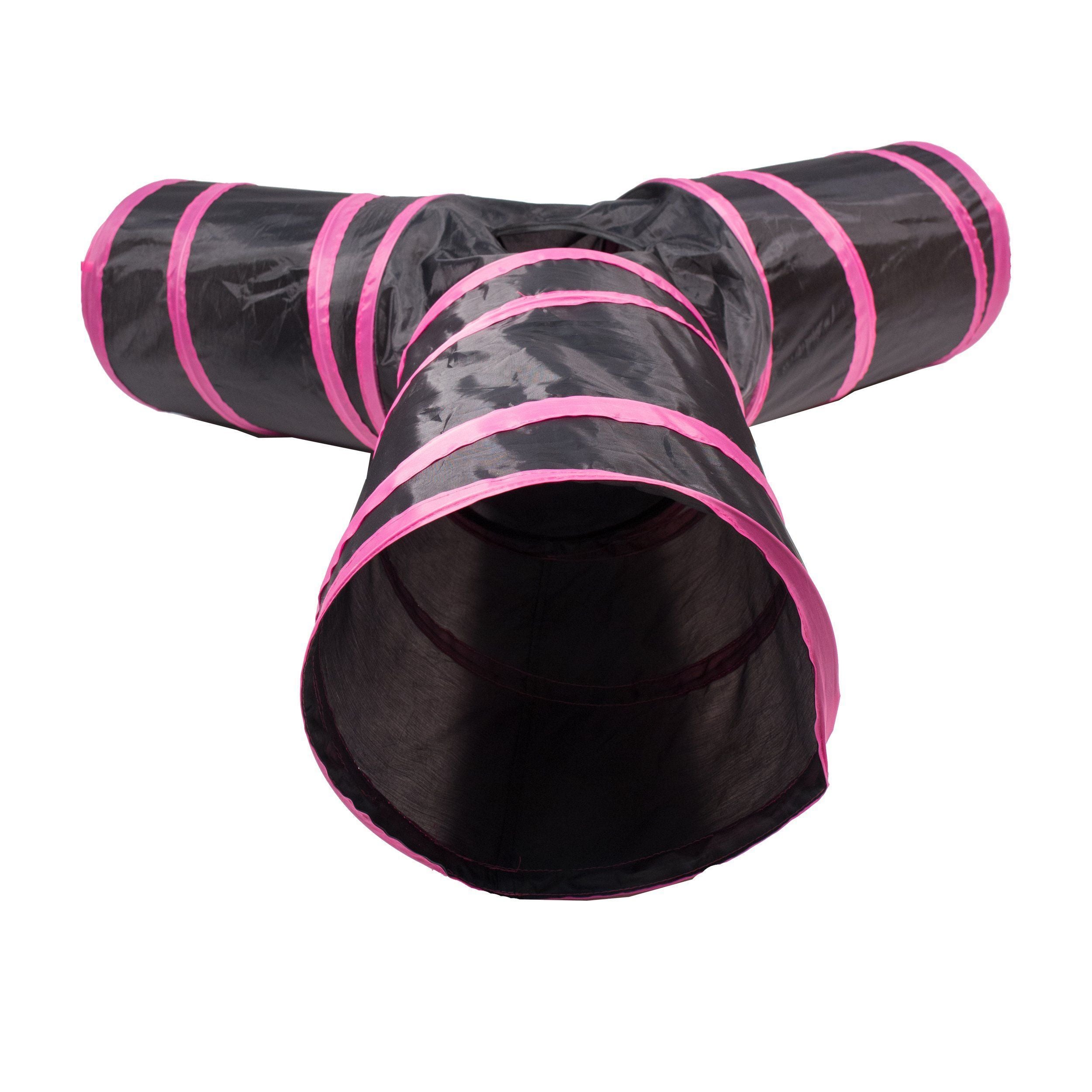 Pet Life® 'Kitting-Go-Seek' Collapsible Folding Travel 3-way Kitty Cat Tunnel
