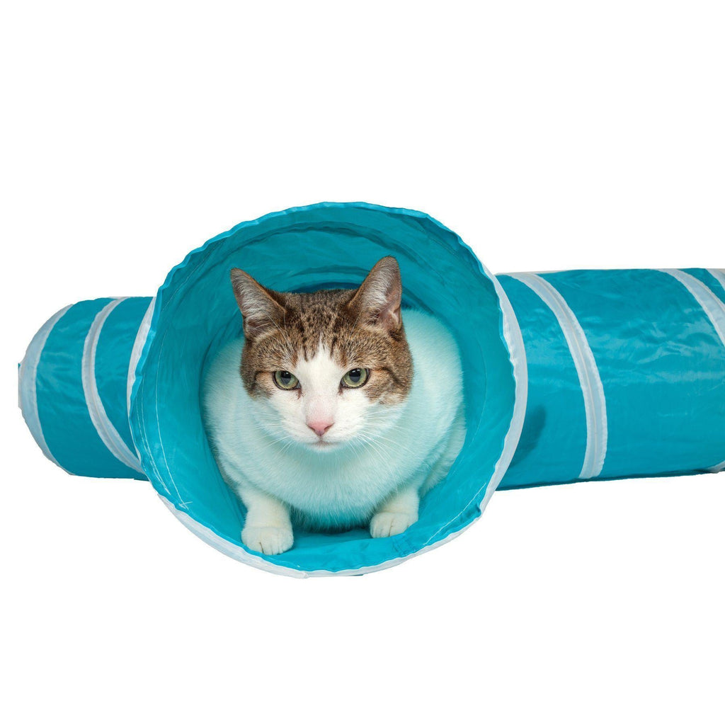 Pet Life® 'Kitting-Go-Seek' Collapsible Folding Travel 3-way Kitty Cat Tunnel