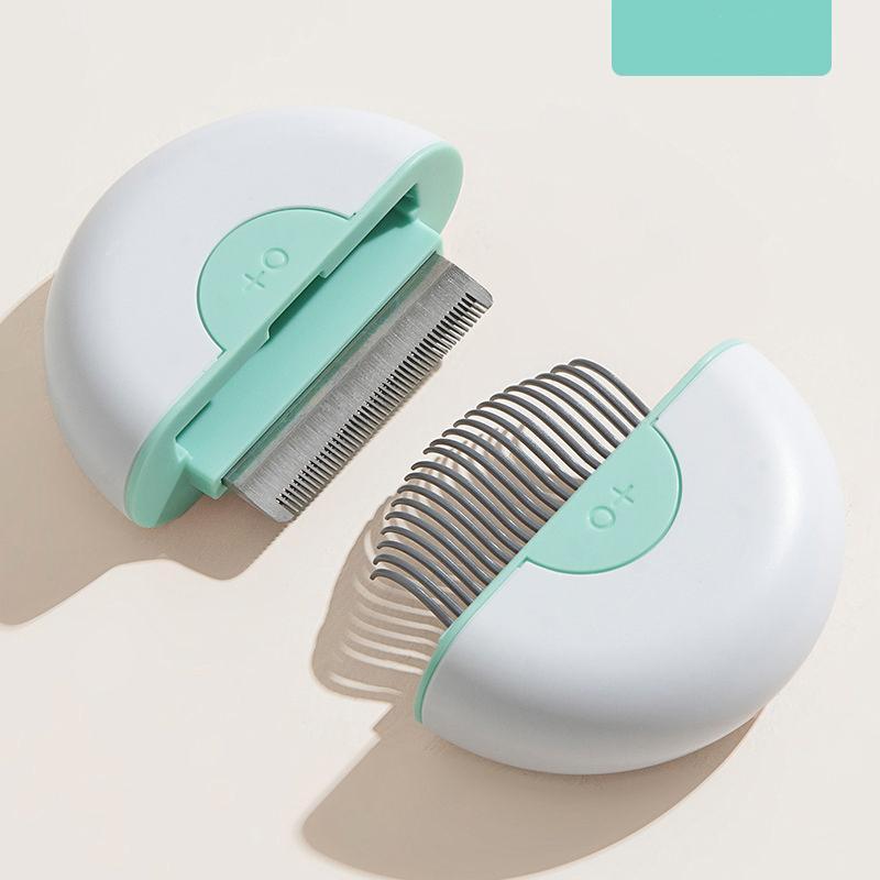 Pet Life® 'LYNX' 2-in-1 Travel Connecting Grooming Pet Comb and De-shedder