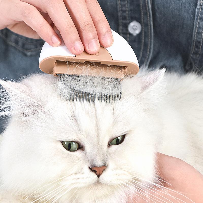 Pet Life® 'LYNX' 2-in-1 Travel Connecting Grooming Pet Comb and De-shedder
